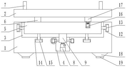 Stage device for convention and exhibition