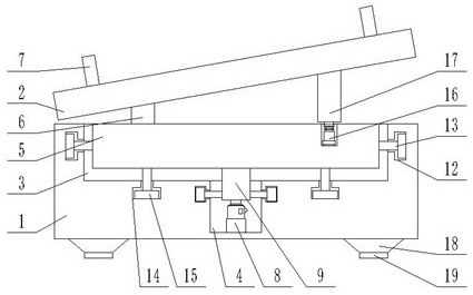 Stage device for convention and exhibition