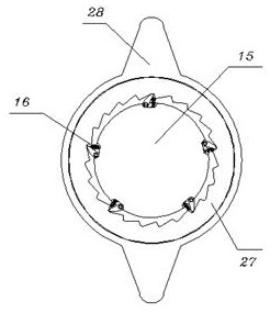 Pouring method tooth punching heat insulation aluminum profile and forming method