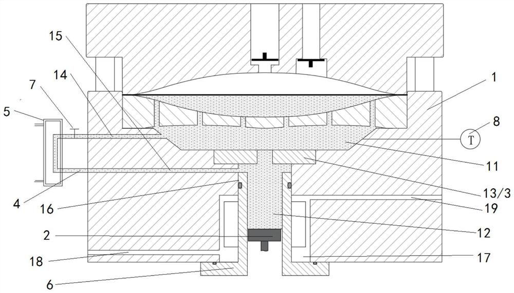 Hydraulic oil temperature control structure of high-pressure diaphragm compressor