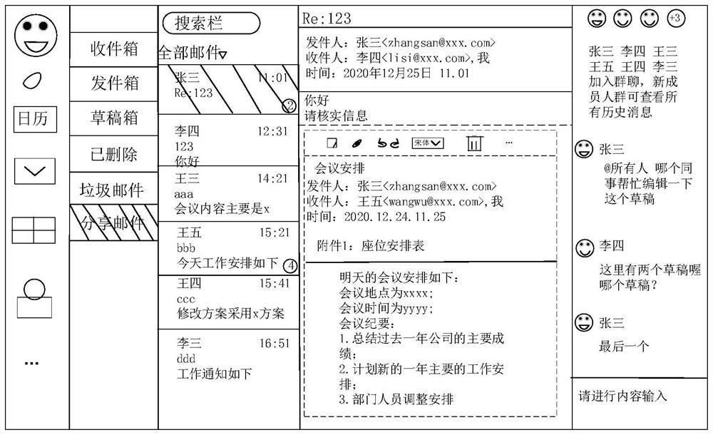 Mail attachment processing method and device, electronic equipment and storage medium