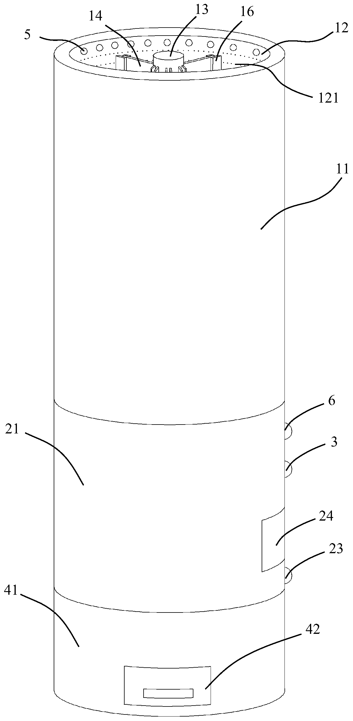 Intelligent rice storage barrel