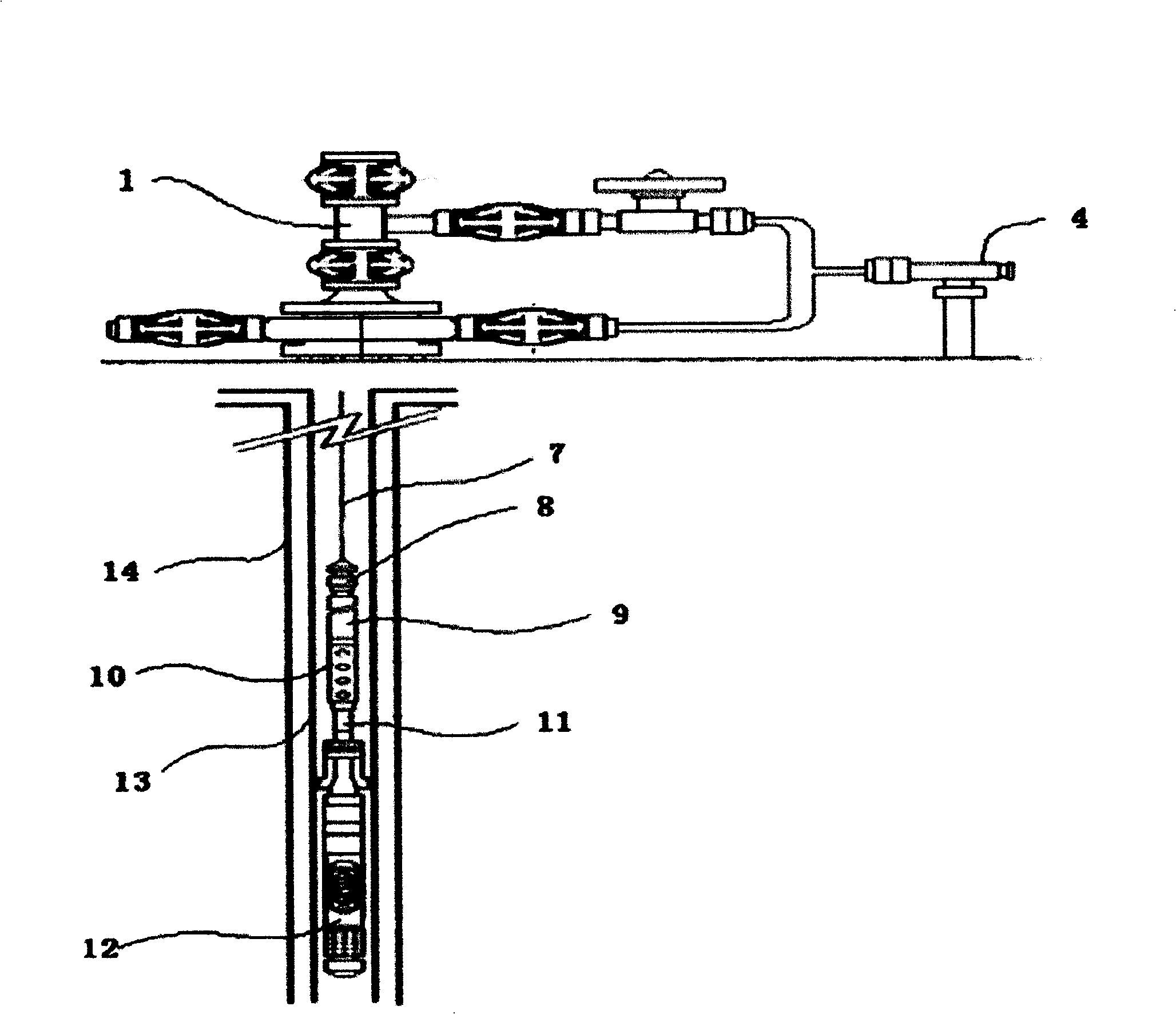 Middle-low pressure gas collection technique