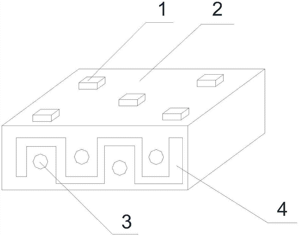 Gangue hollow insulating brick