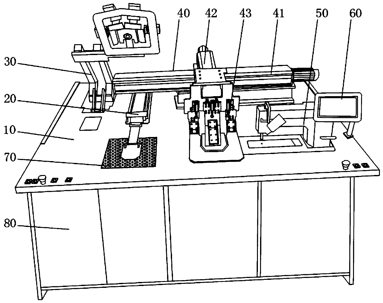 Automatic high-precision non-ironing pocket setting machine