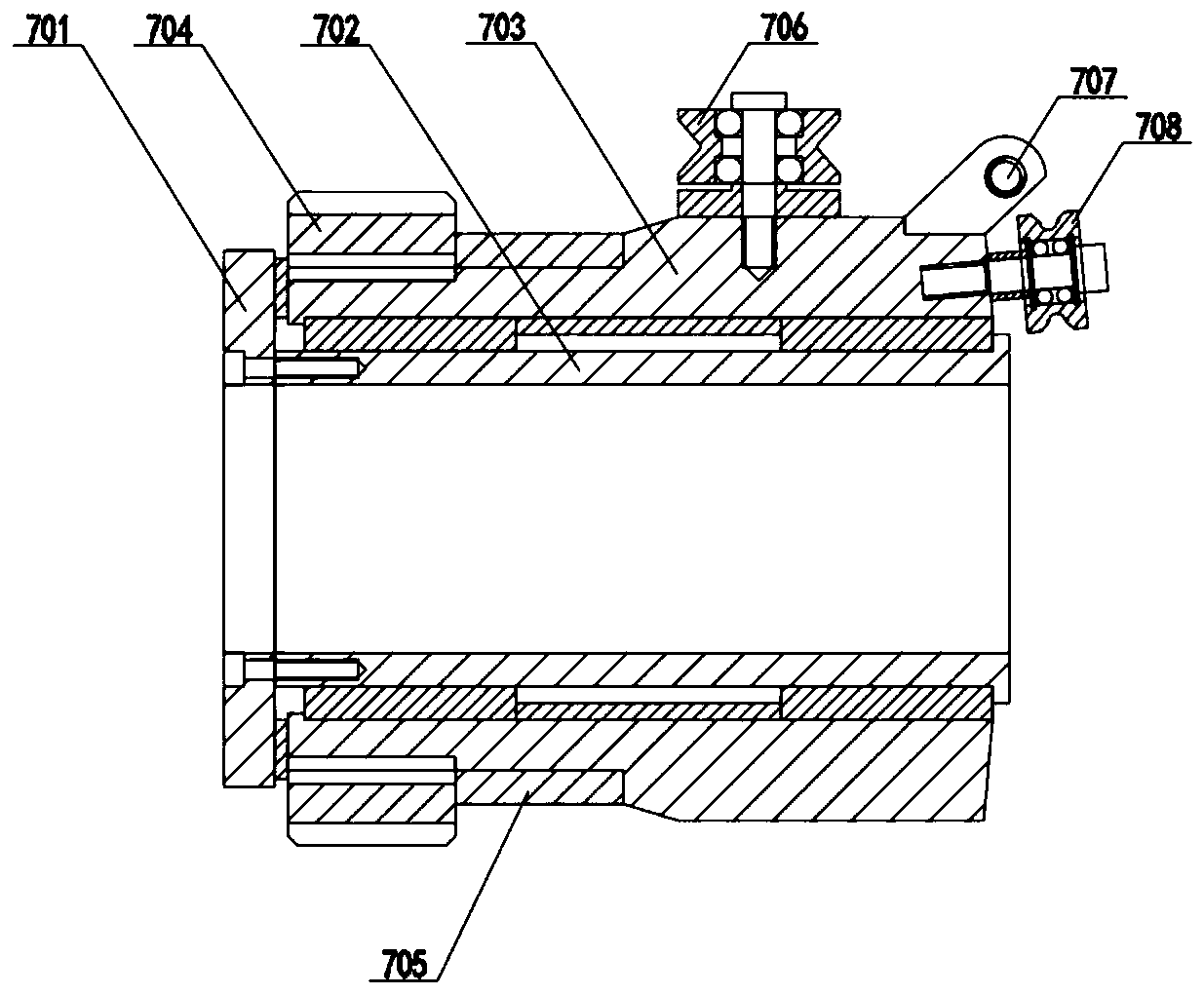 Full-automatic composite hose making machine