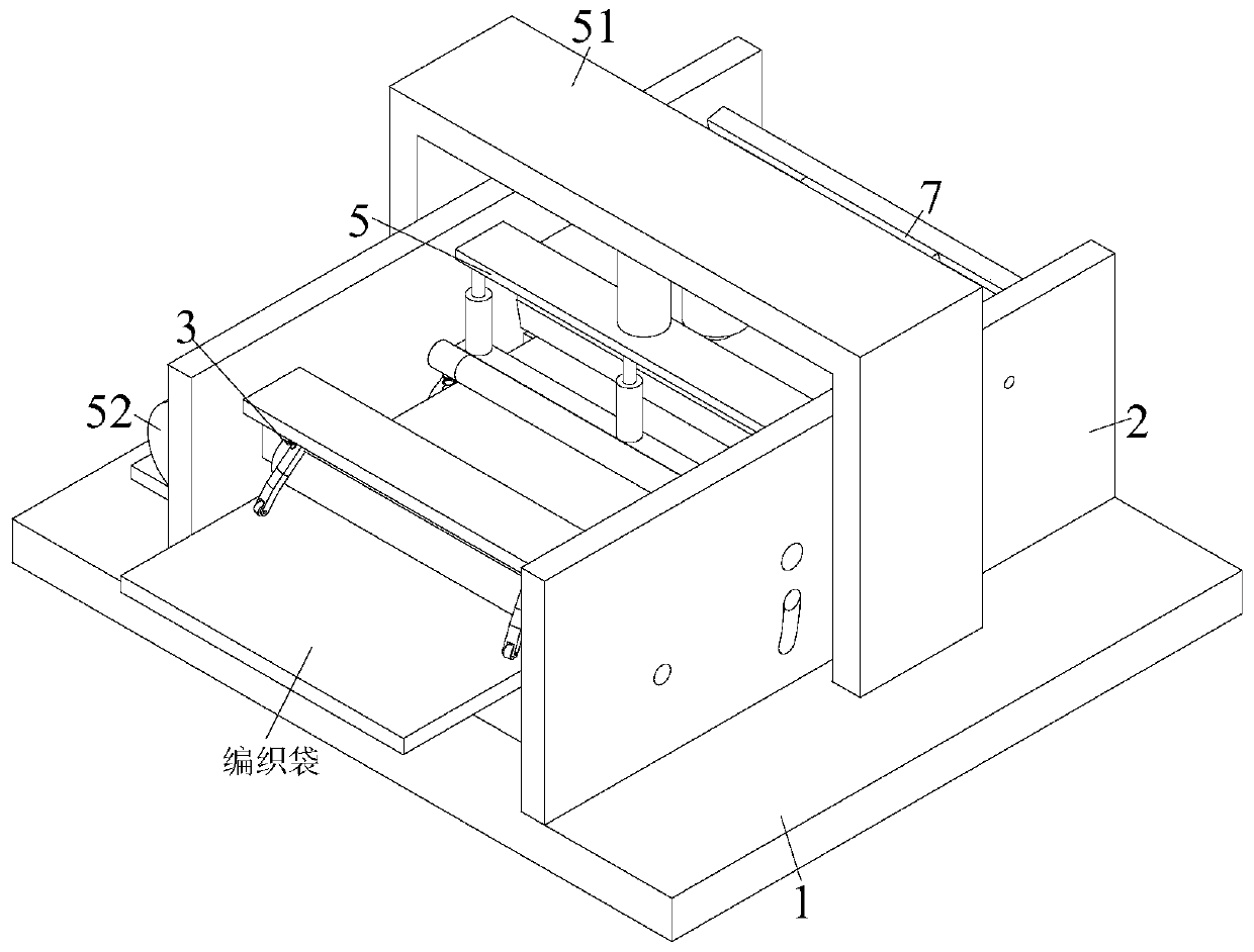 Manufacturing and processing method for plastic woven bags