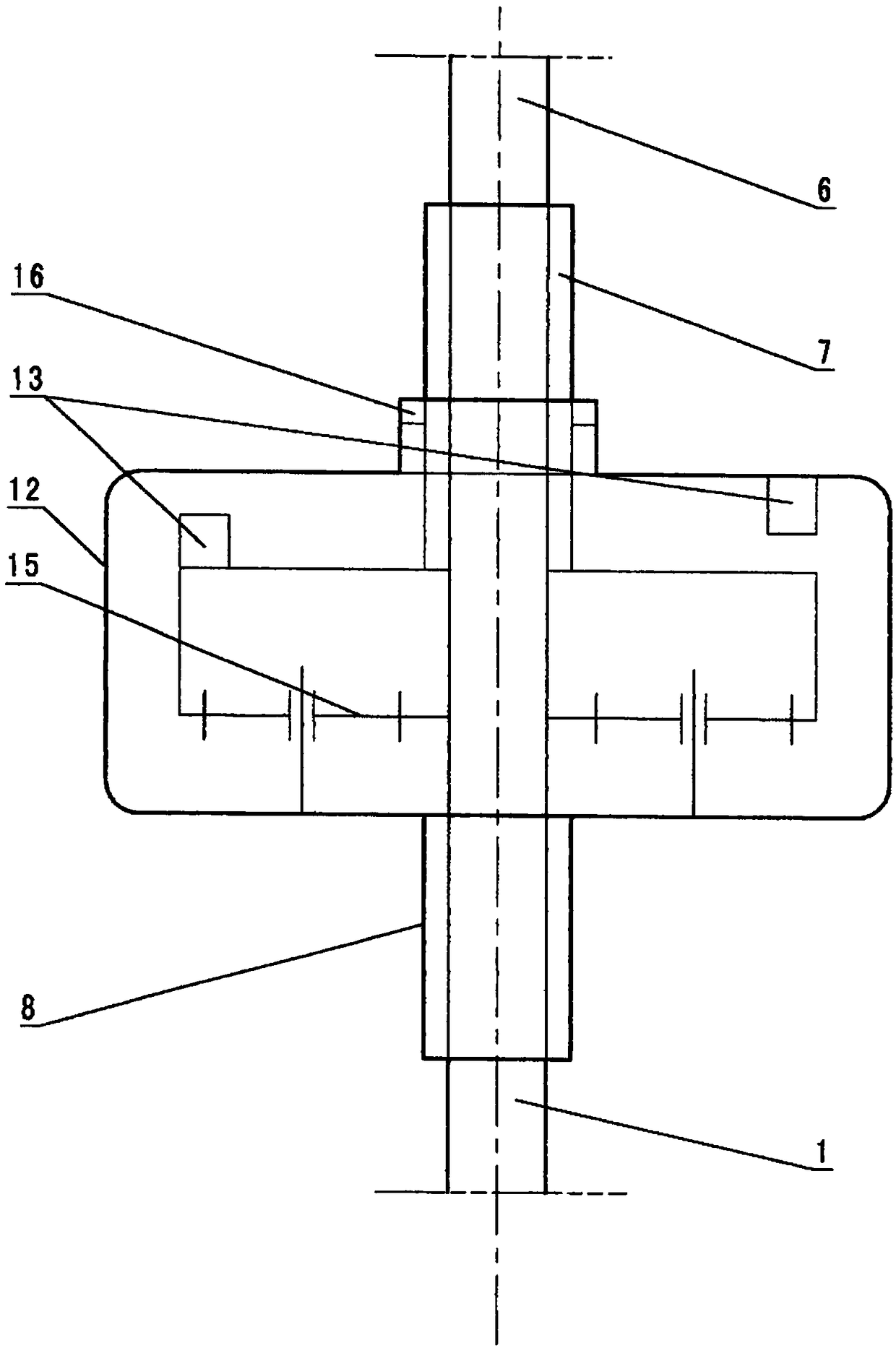 Washing machine automatic deceleration clutch