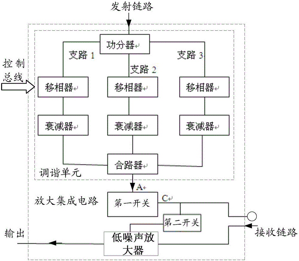 Amplification integrated circuit