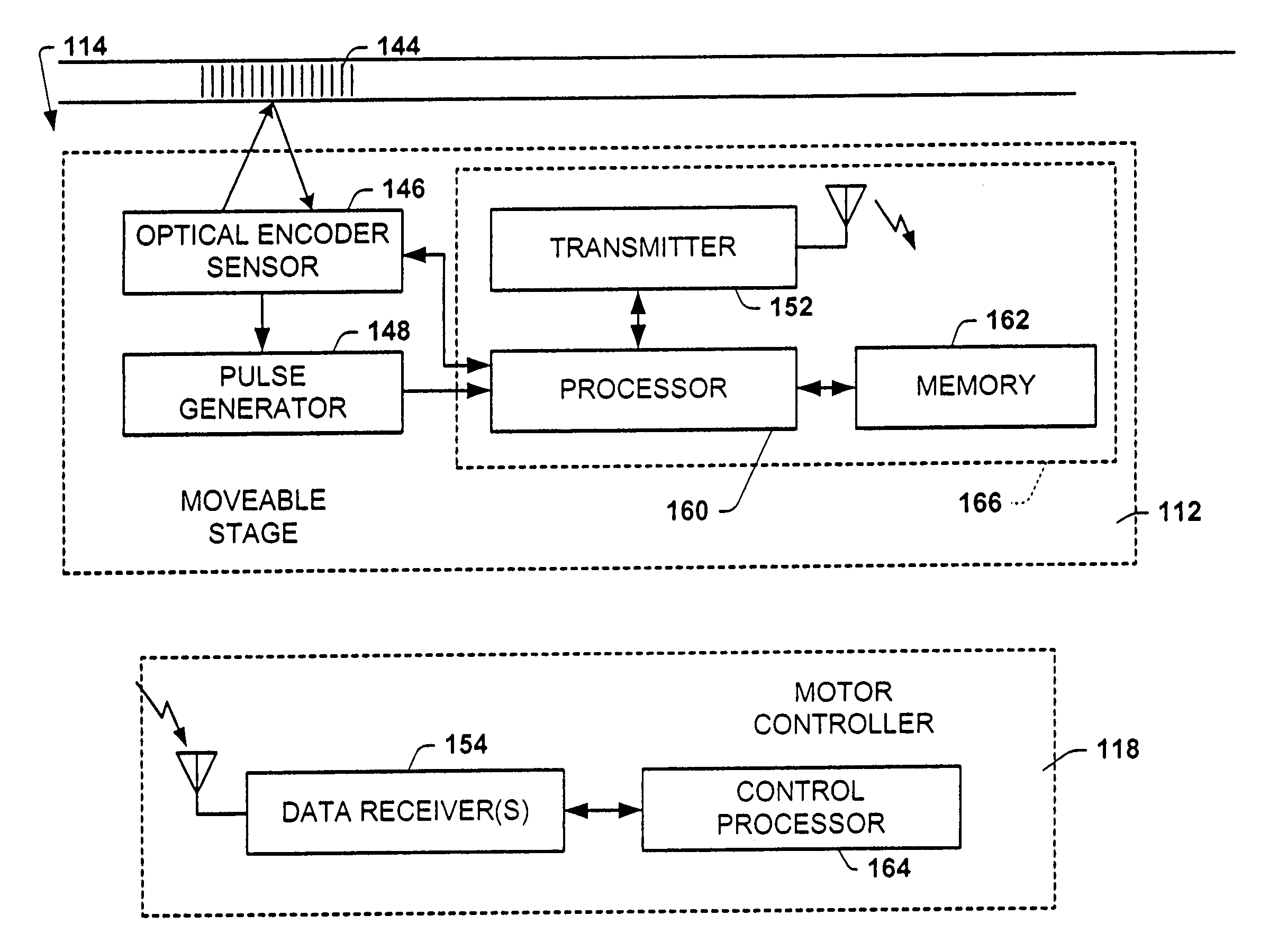 Path module for a linear motor, modular linear motor system and method to control same