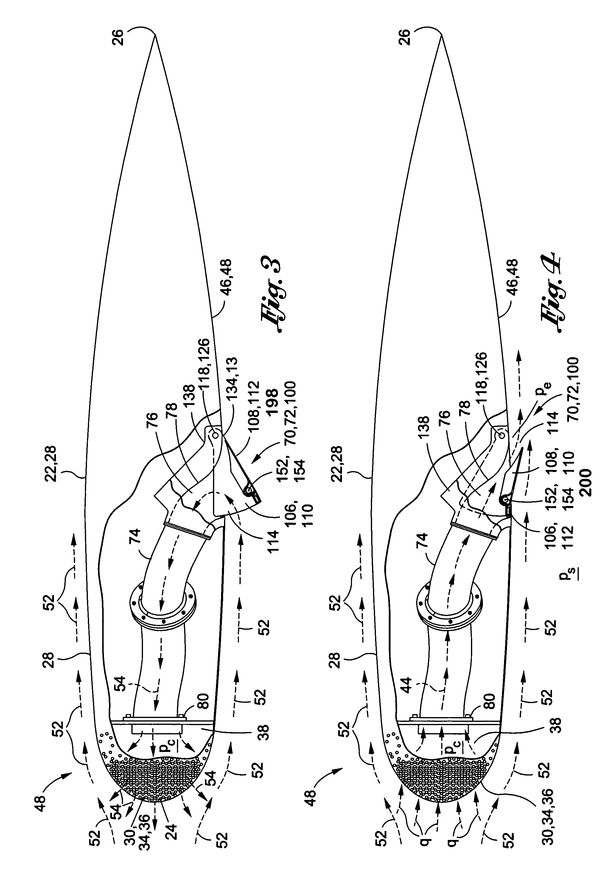 Door assembly for laminar flow control system