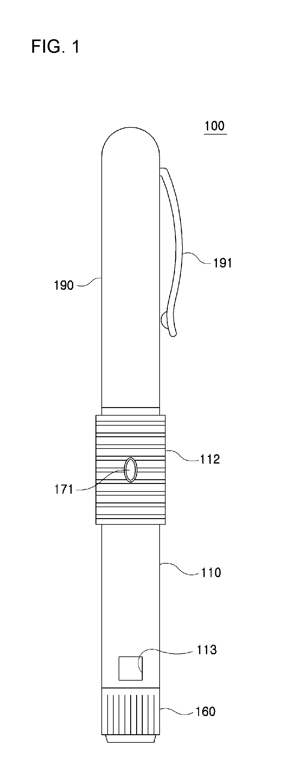 Pen type device for ultrasound guided fine needle aspiration cytology and biopsy