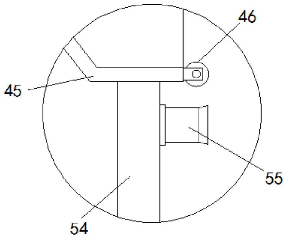 Construction device and construction process for high-rise building fireproof material