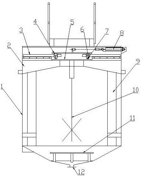 Flotation device and method for removing free carbon in silicon carbide powder