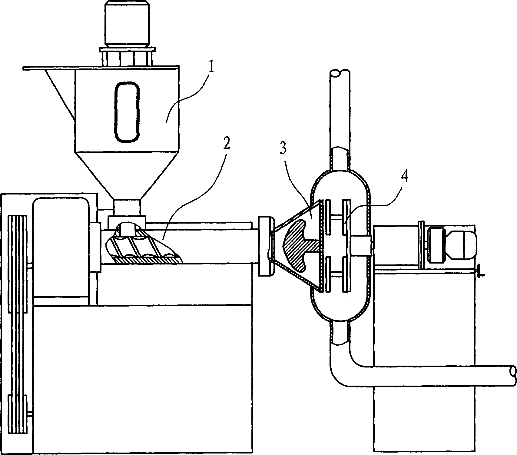 Granulation device for tiny pills in Chinese herbal medicine