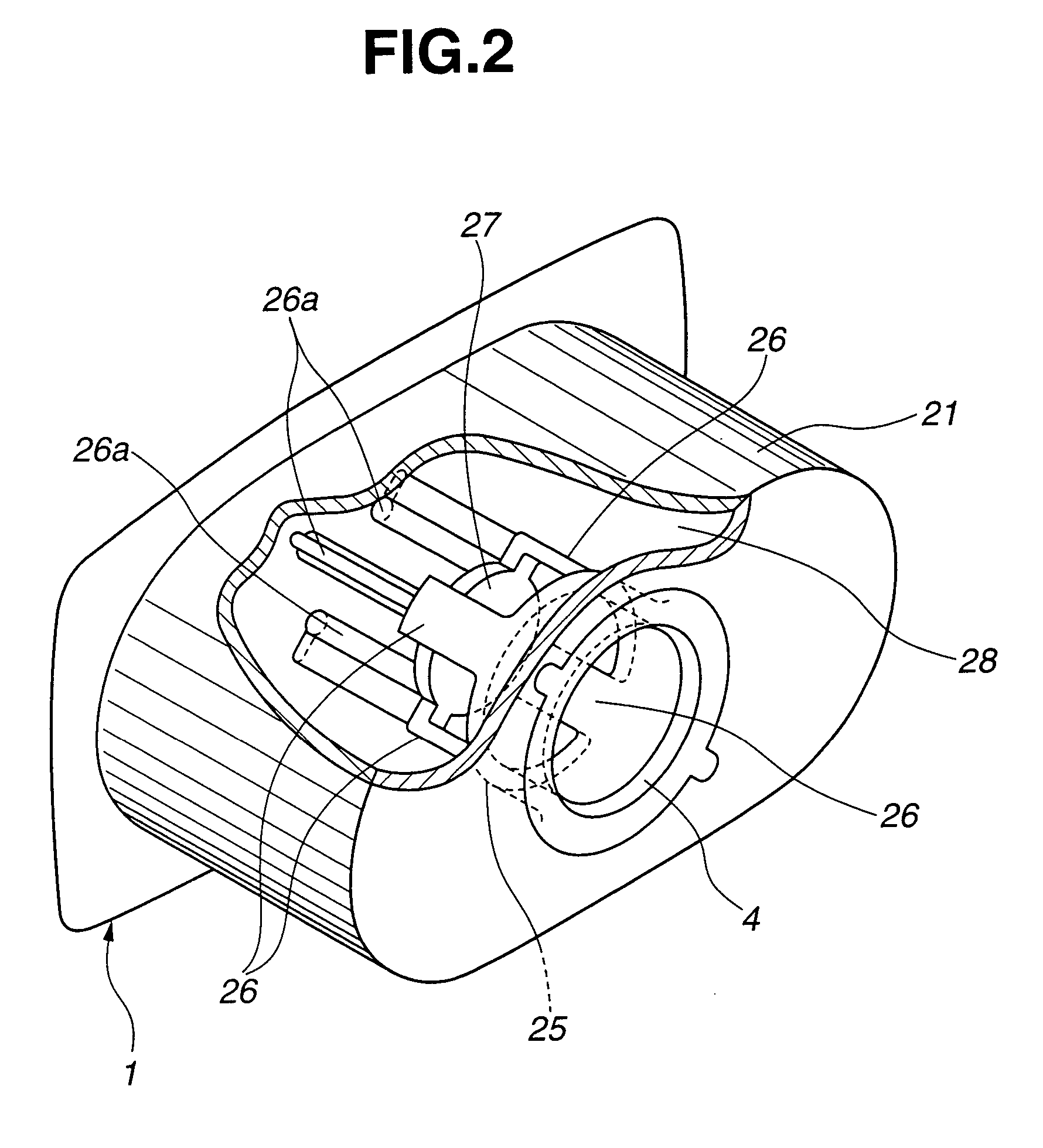 Fuel vapor treatment device