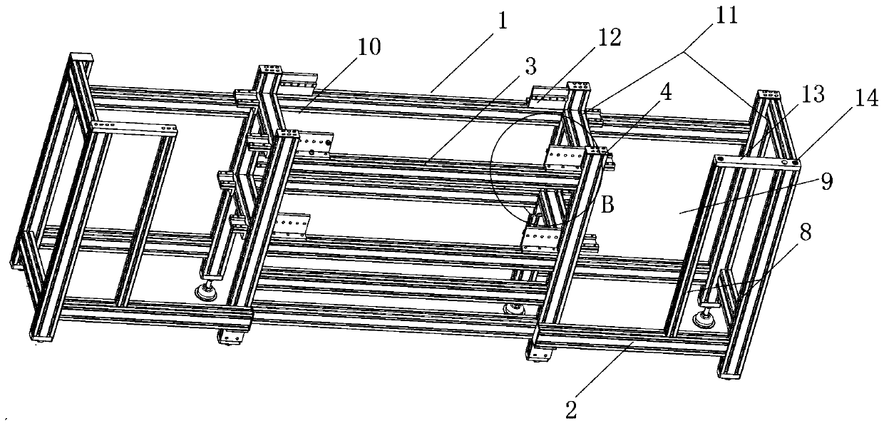 A cable tray with adjustable wiring components