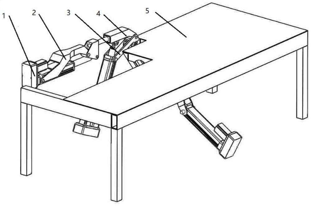 Medical rehabilitation robot and motion control method for hip joint rehabilitation