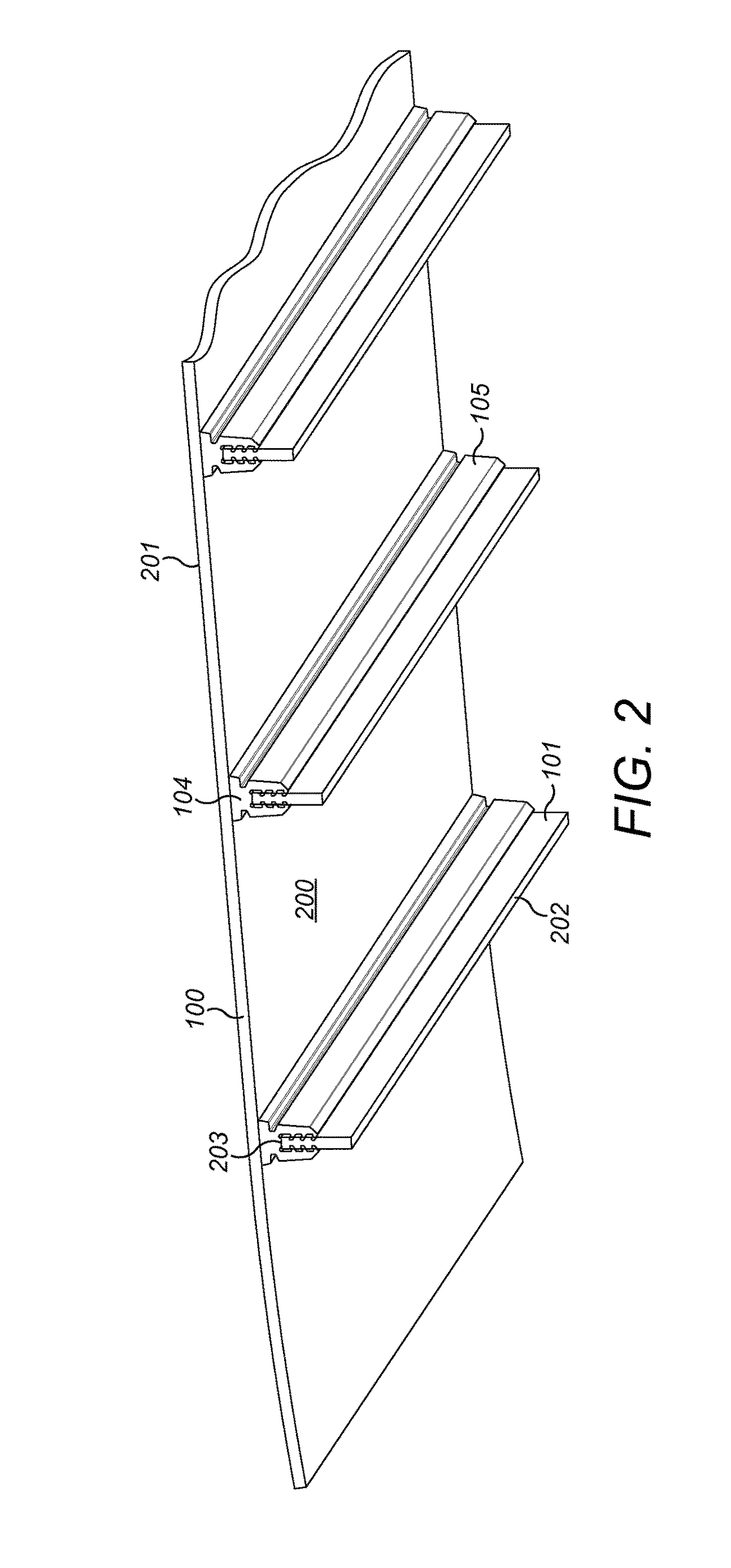 Support for tensioned screening media