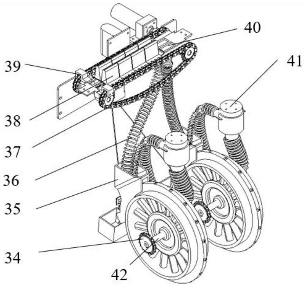 Remote control self-propelled district dibble seeder