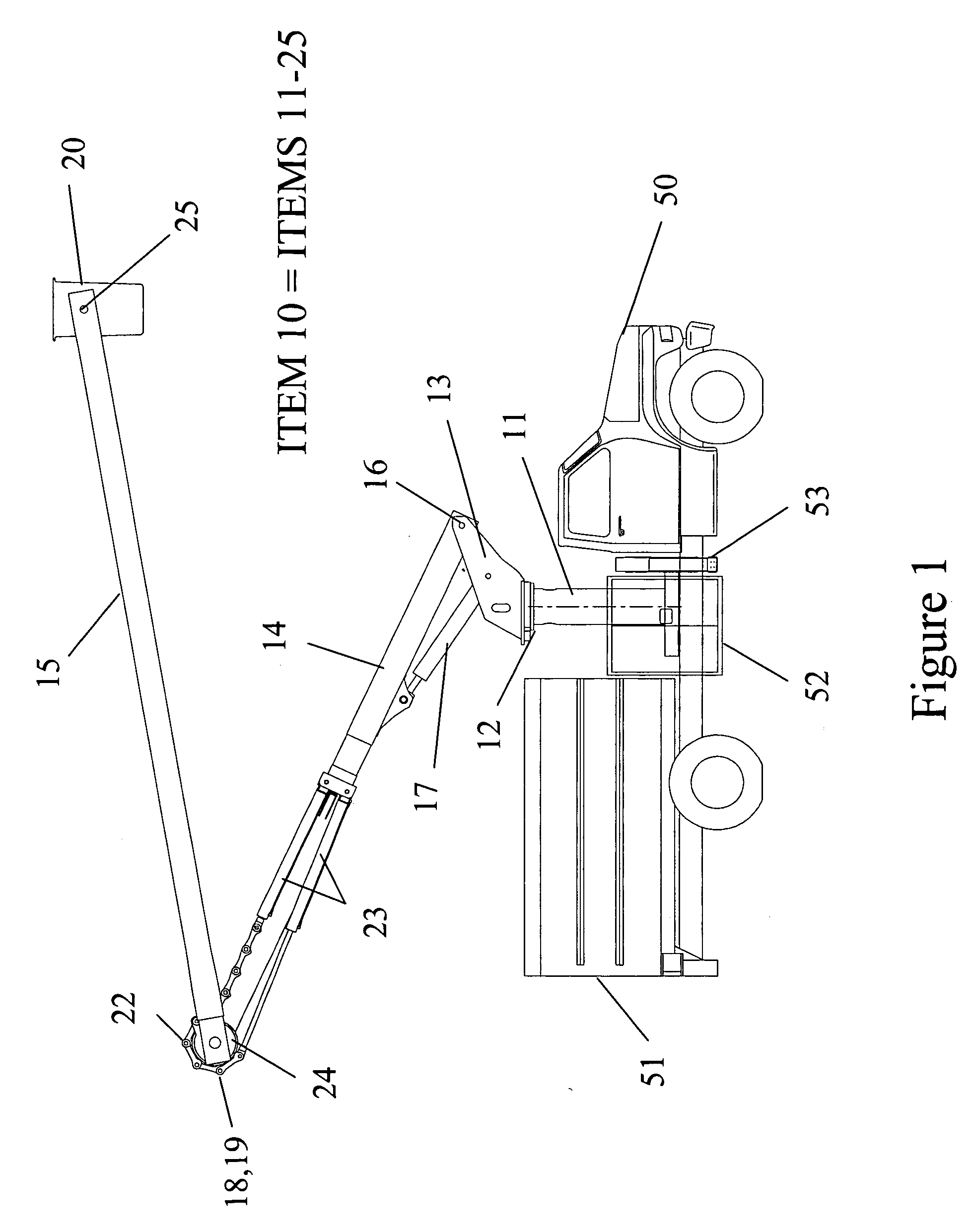 Aerial work platform assembly using composite materials