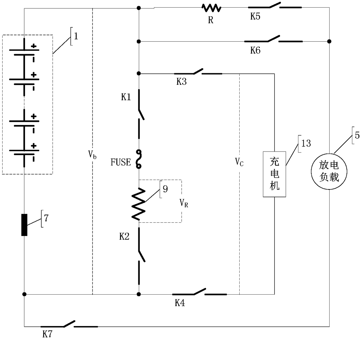 Lithium-ion battery system for electric vehicles and charging heating method thereof