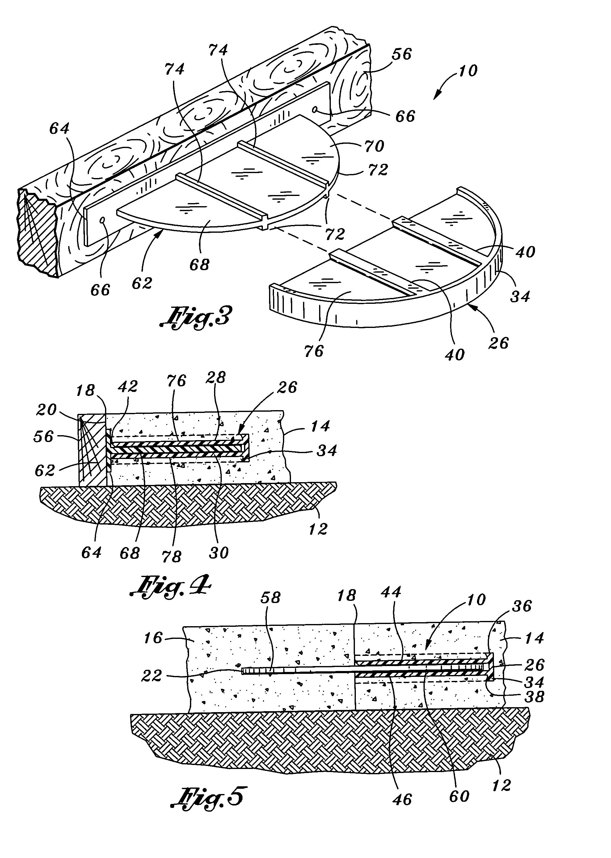 Disk plate concrete dowel system