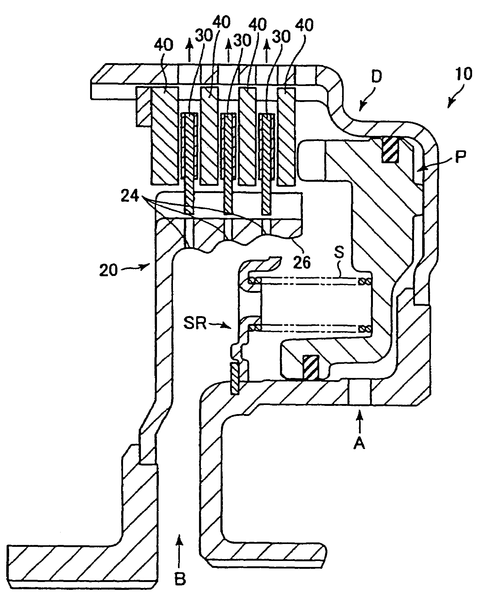 Lubricating and cooling structure of wet type friction engagement apparatus