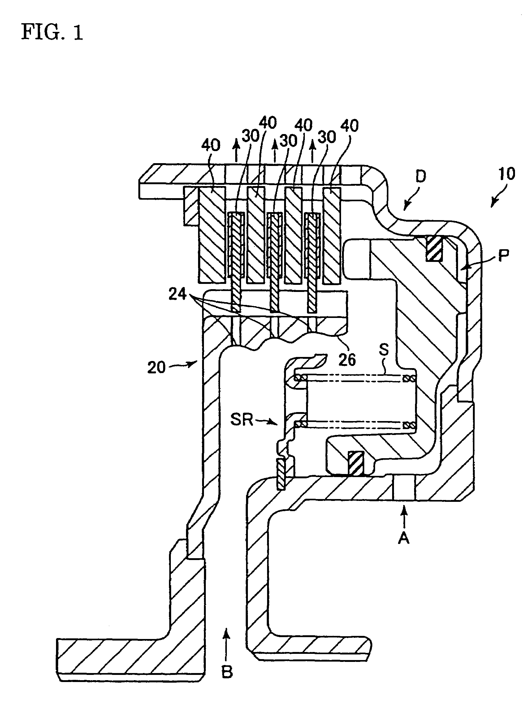 Lubricating and cooling structure of wet type friction engagement apparatus