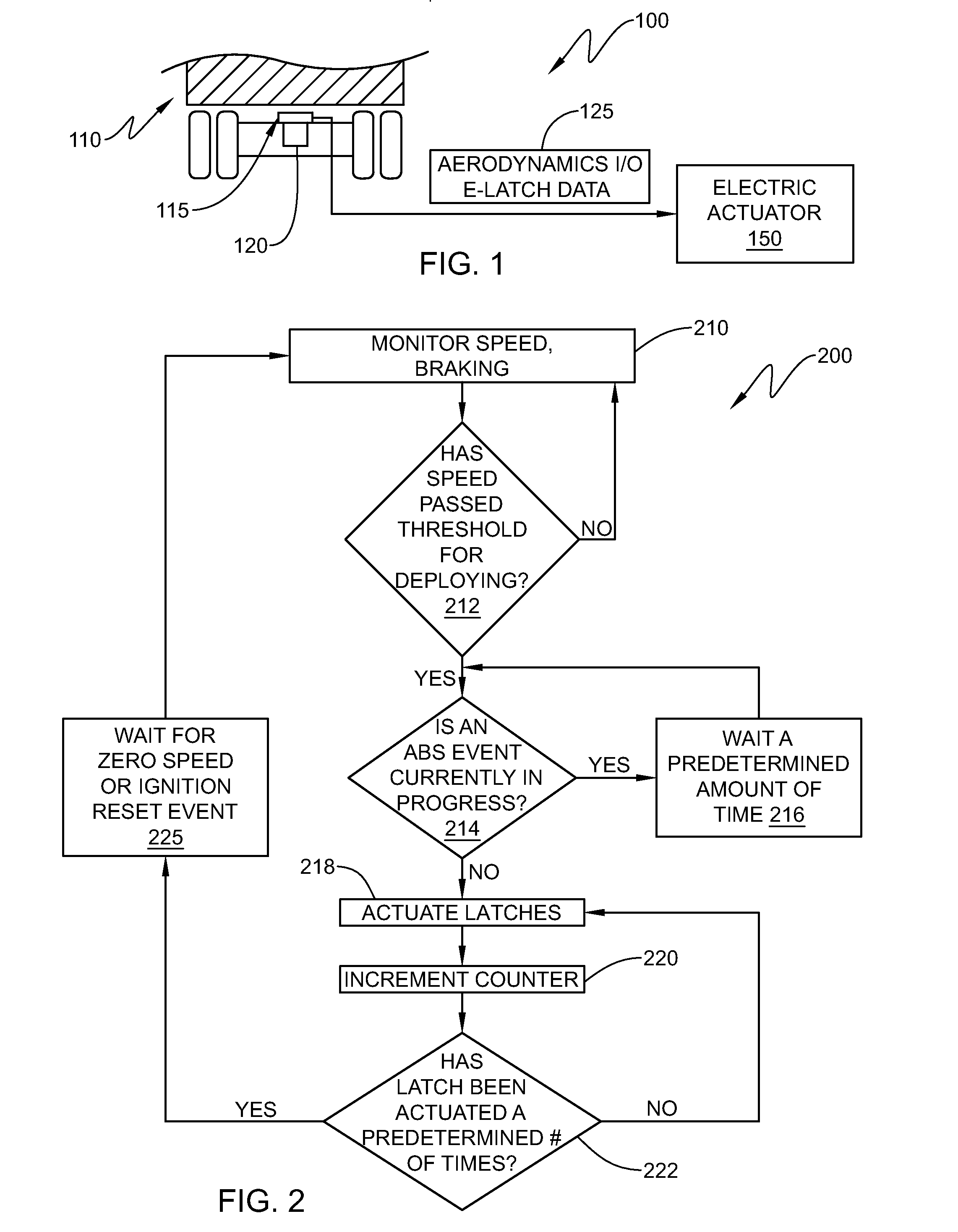 Retractable aerodynamic structures for cargo bodies and methods of controlling positioning of the same