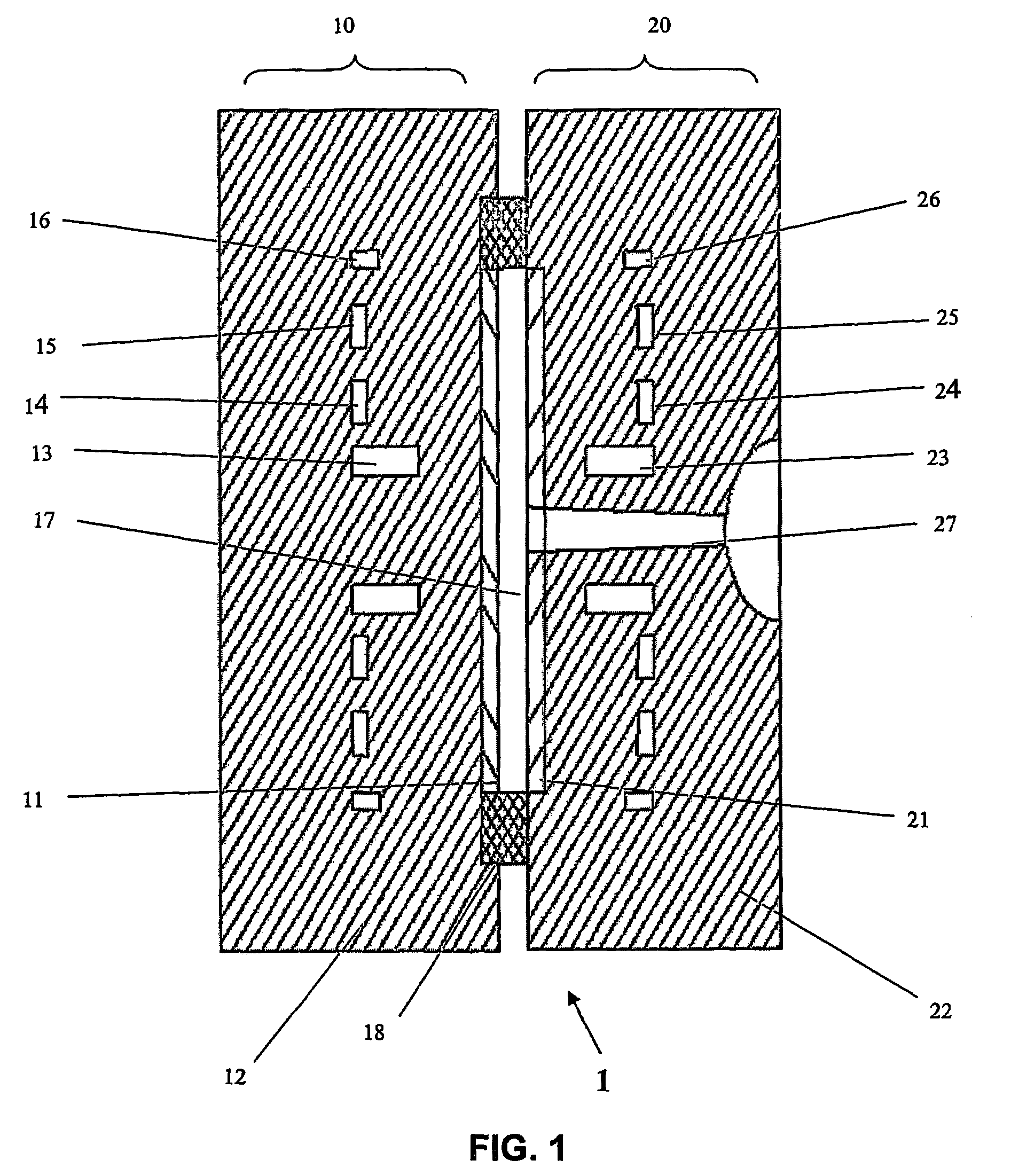 Mold and process for making a very thin wall article