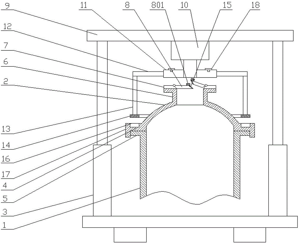 Adjustable double-cover pressing type pressure vessel