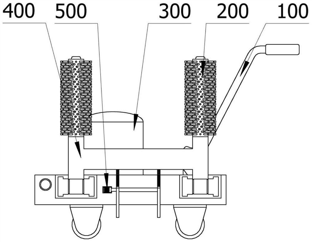 Garden pond cleaning device