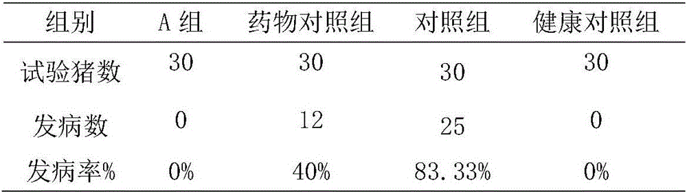 Novel medicine preparation for efficiently preventing and treating pasteurellosis of livestock and poultry and preparation method thereof