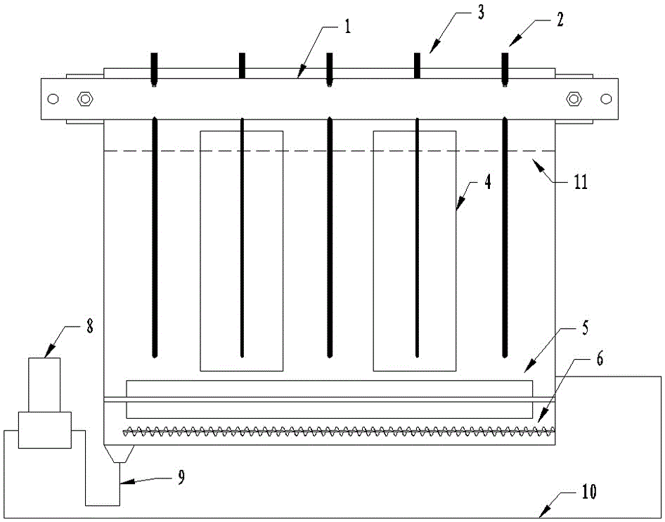 Mechanical stirring slurry electrolyzer