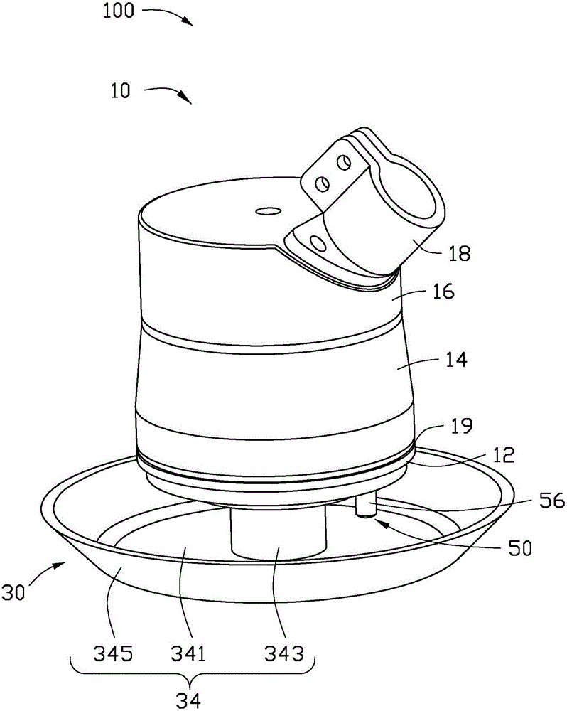 Nozzle structure and unmanned aerial vehicle using the nozzle structure