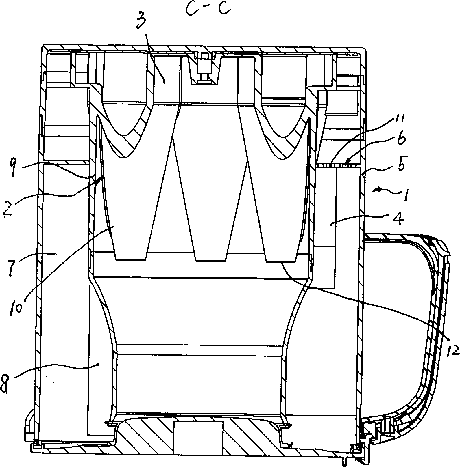 Apparatus for separating dust from vacuum cleaner