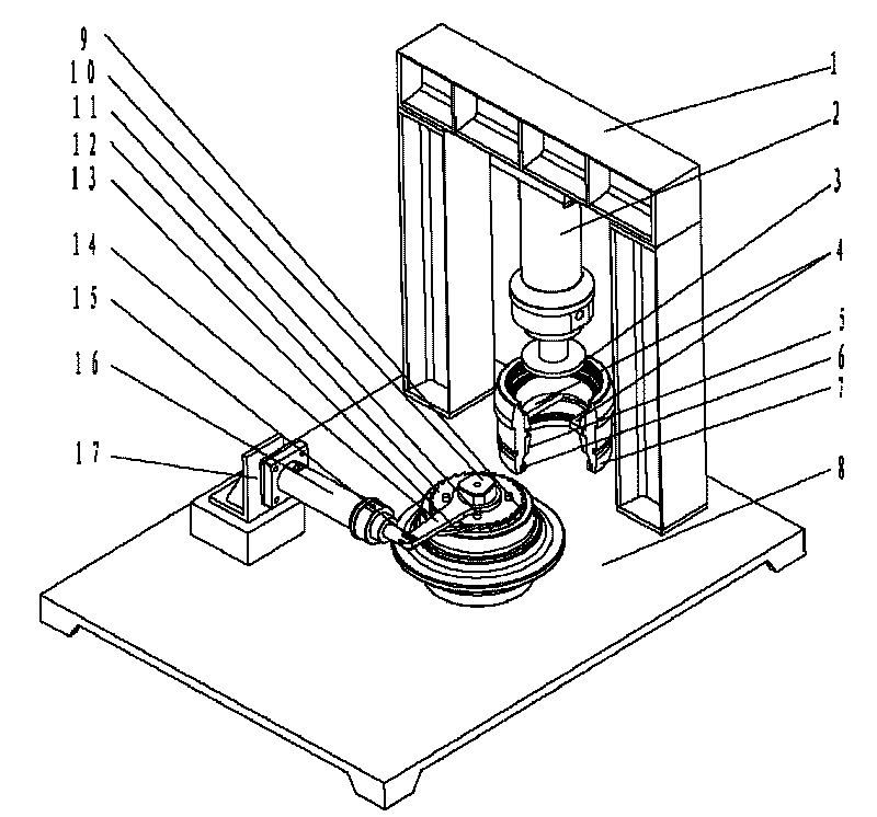 Platform for disassembling and assembling disc hob