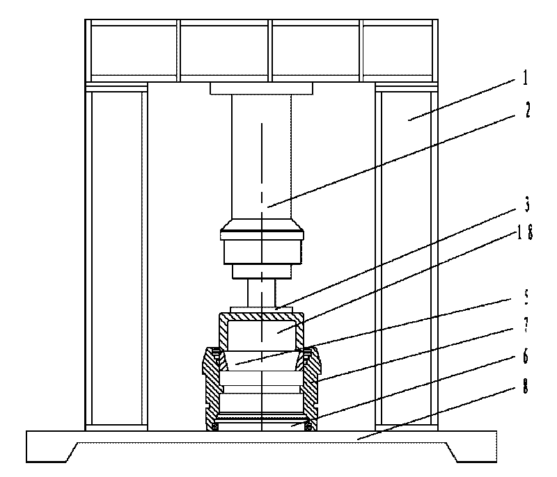 Platform for disassembling and assembling disc hob