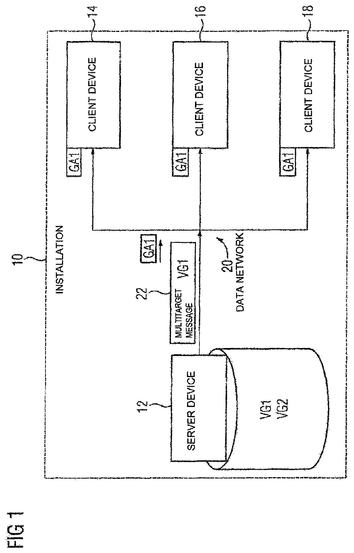 Provision of process values in a process installation