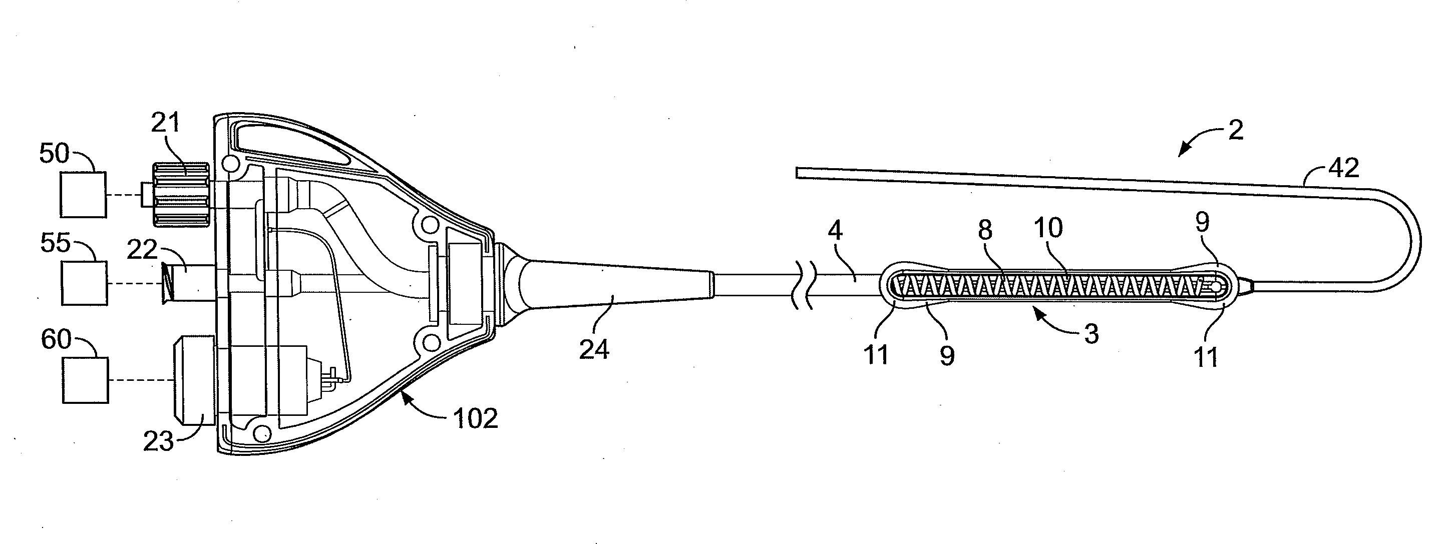 Vacuum coagulation probes