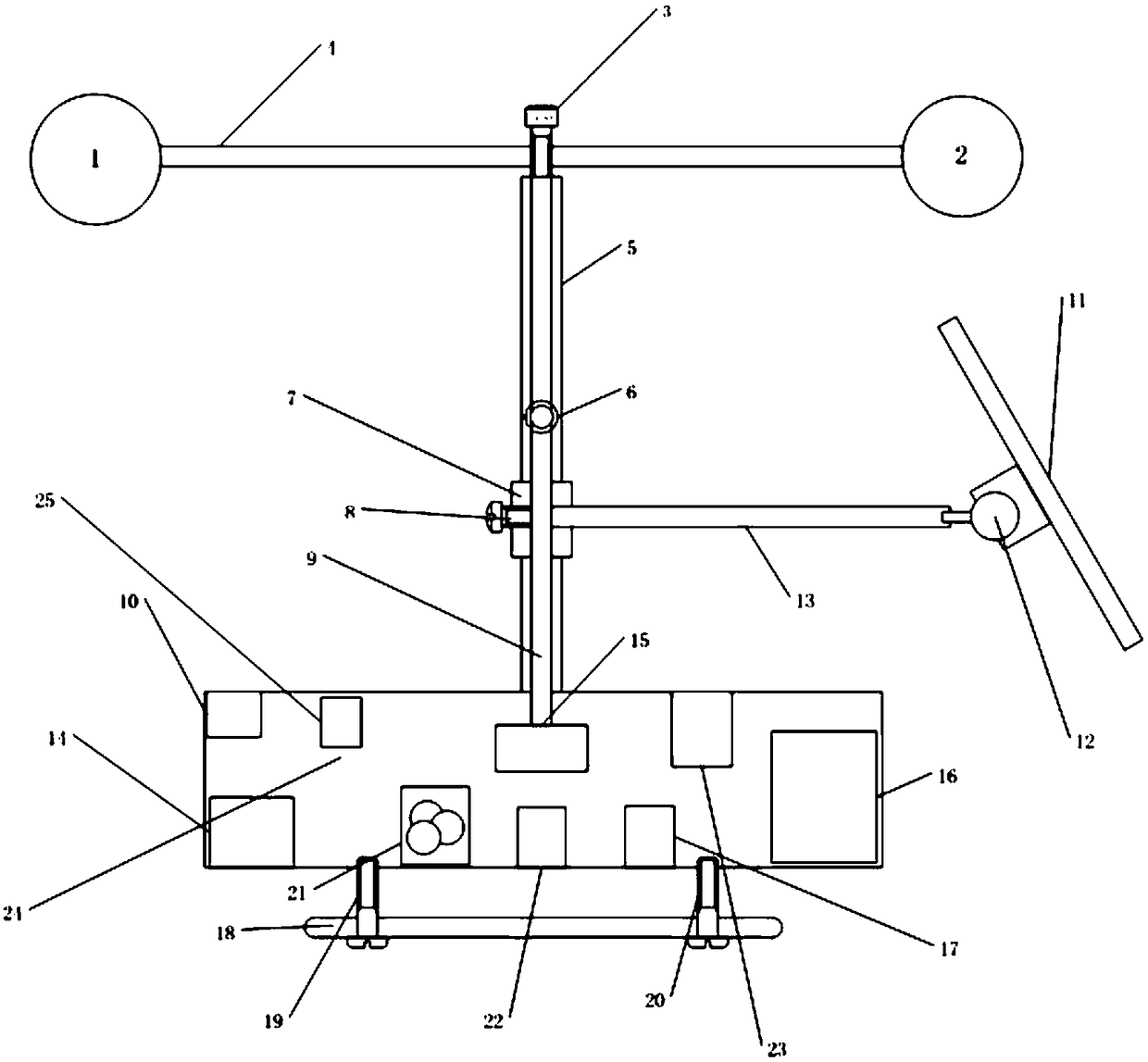 Intelligent overhead line bird repelling device