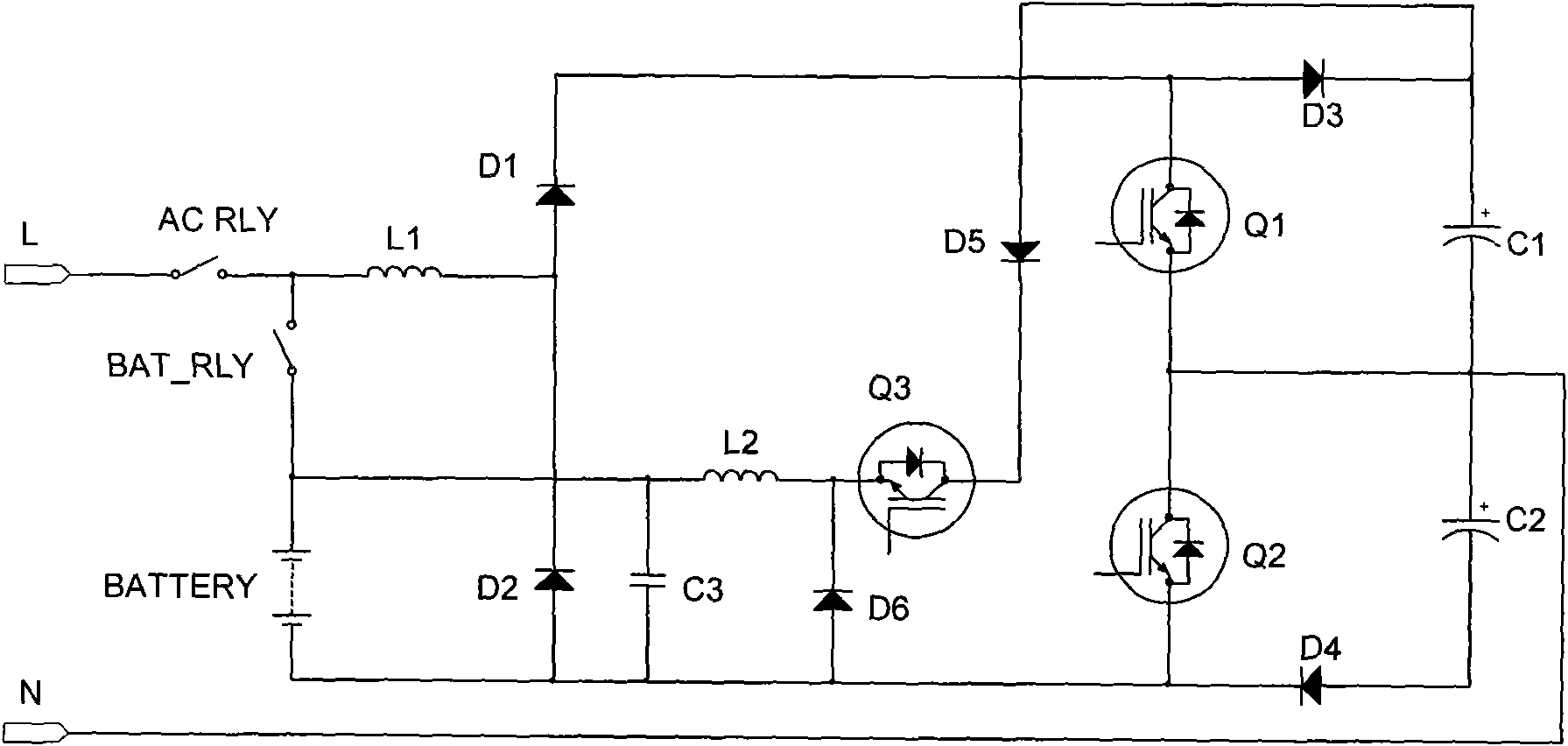 UPS battery charger and UPS