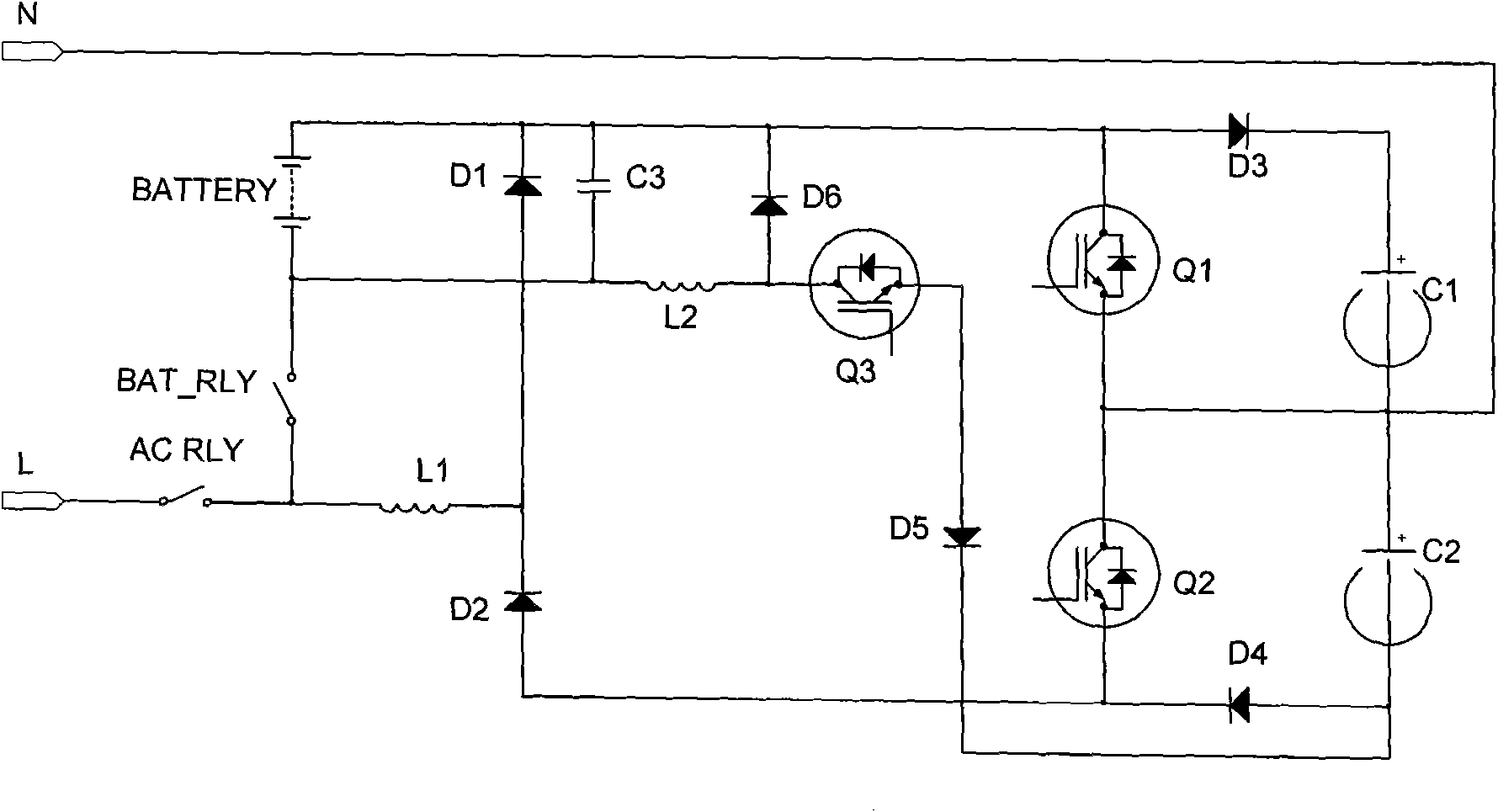 UPS battery charger and UPS