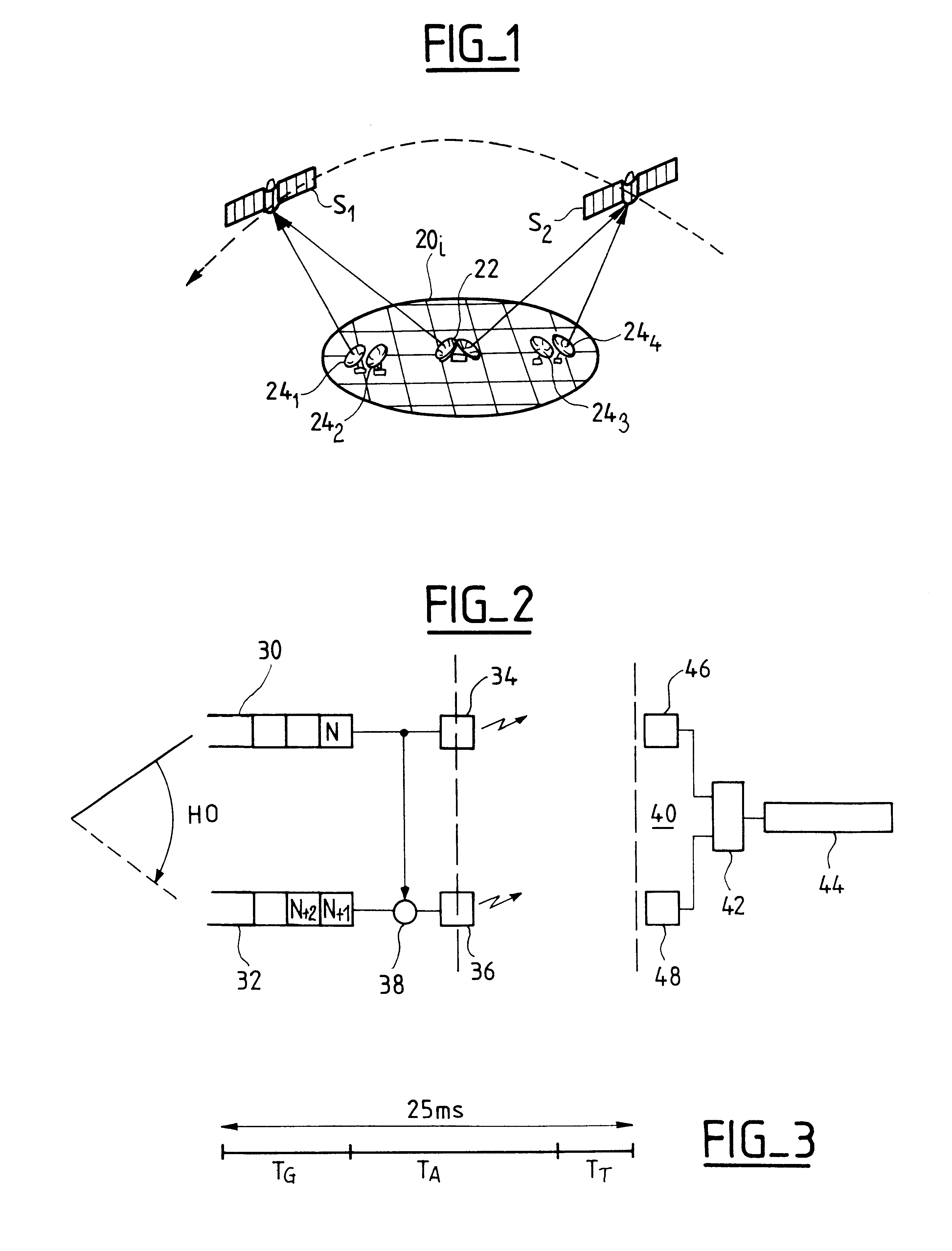 Packet mode telecommunications method and system in which calls can be handed over from one path to another