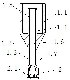 Oxygen-free copper rod mold