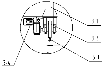 Bulk distributing system of storage yard