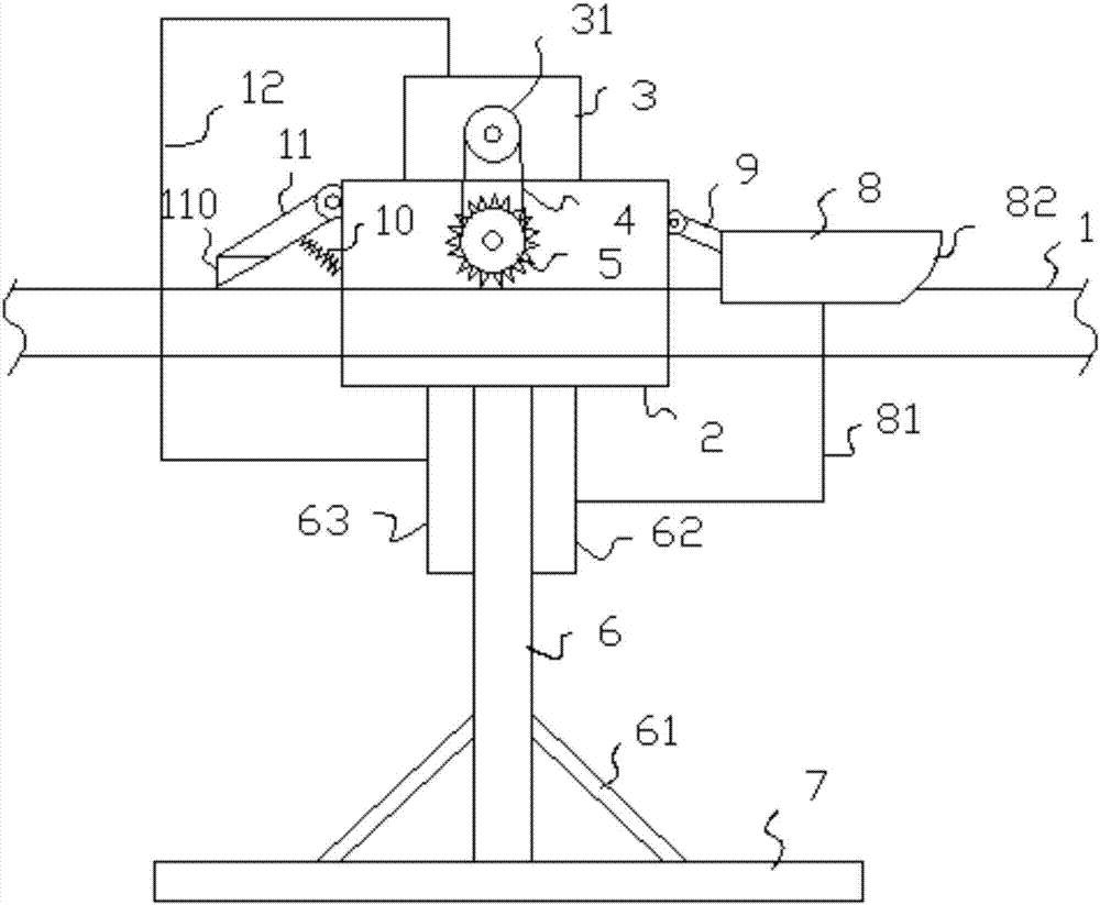 High-altitude cable de-icing device