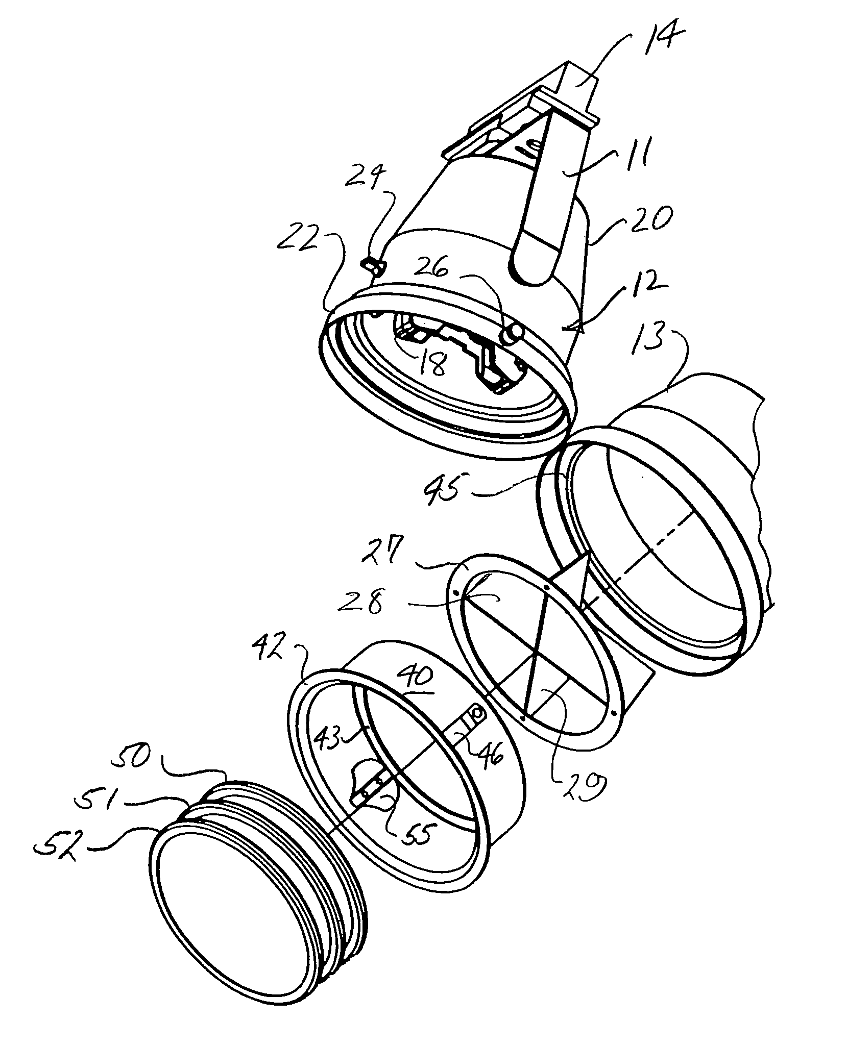 Accessory cartridge for lighting fixture