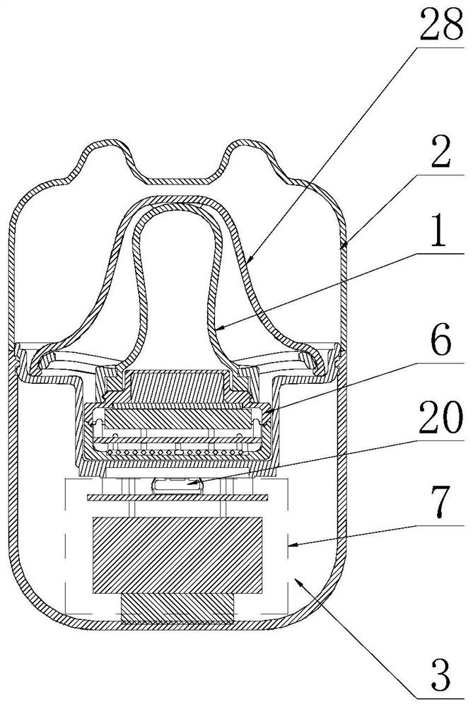 Pacifier with charging bin